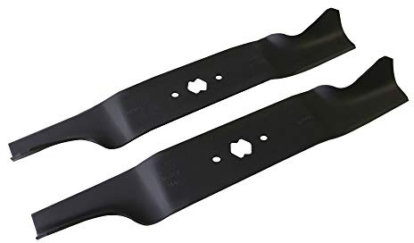 SECURA High-Lift Messer Set 2x 490 mm - Ersatzmesser für Rasentraktoren | kompatibel mit MTD 38, OBI Variolux V-RTS 135/96T, CMI 96-115, 96-125 | robust, langlebig, Premium Qualität
