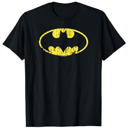 Batman Classic Logo Distressed T-Shirt