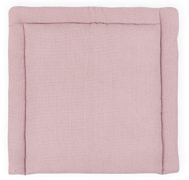 KraftKids Wickelauflage in Waffel Piqué rosa, Wickelunterlage 60x70 cm (BxT), Wickelkissen