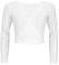Aquarti Mädchen Ballett Bolero Wickeljacke Langarm, Farbe: Weiß, Größe: 134