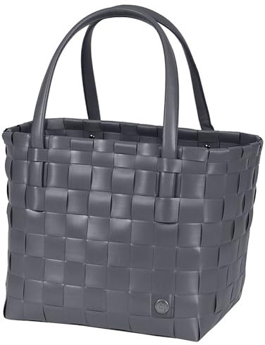Handed By - Shopper/Einkaufstasche/Tasche - Color Match Shopper Fat Strap Dark Grey- Höhe27 cm, Breite 31 cm, Tiefe 24 cm