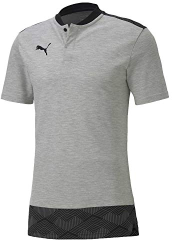 PUMA Herren Poloshirt, Light Gray Heather, M