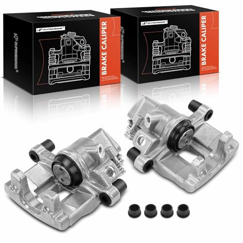 A-Premium Disc Brake Caliper Assembly Without Bracket Compatible with Select Ford and Mazda Models - C-Max 2013-2018, Escape 2013-2016, Focus 2012-2018, 3 2009-2013, Transit Connect - Rear Side