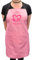 GTR Prestige Giftware Personalised Name Nail Manicure Design Unisex Pink Protective Apron XAPN041
