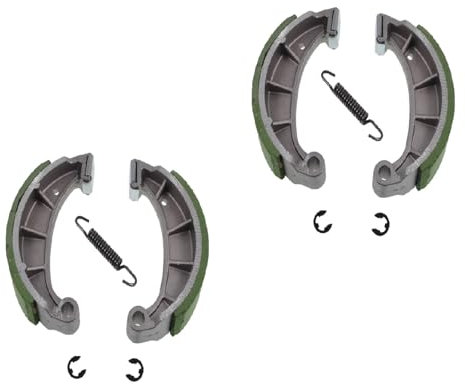 2EXTREME 2X Bremsbacken Sport Bremsen geschlitzt kompatibel für Simson S51 S50 KR51 Schwalbe Satz Paar, Durchmesser 123,5mm und 25mm Breite, Sport Ausführung