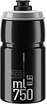 Elite S.R.L. Jet Trinkflasche Schwarz/Grau Einheitsgröße
