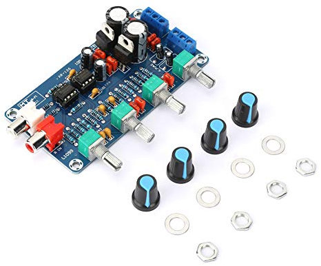 Lautstärkeregler, XH-M164 NE5532 Tonvorverstärkerplatine 4-Wege-Anpassung AC 15V