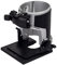 JCB Inclined Router Base for Use with 18v Router, Aluminium Base, Non-Slip Body Grip, Adjustable Tilt Range -30 to 45 Degree, 8mm Socket Wrench, 3 Year Warranty