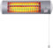 Heatlab 1.8kW Wall Mounted Patio Heater 3 Settings Quartz Outdoor White