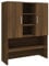 vidaXL Waschmaschinenschrank Braun Eichen-Optik 70,5x25,5x90 cm