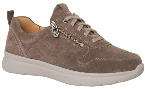 Ganter Damen Kira Sneaker, darktaupe, 42 EU X-Weit
