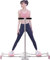 YUNYHAO Beintrainingsgerät/Damen-Beintrainer-Ski-Trainingsgerät / 2-in-1-Ski-Trainingsgerät Trainingsbeinmaschine/Beinschlankheitssport-Fitnessgerät Für Die Postpartale Muskelreparatur