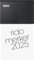 rido/idé Vormerkbuch Mod. Merker 2025 | 108×201 mm, Kunststoff, schwarz