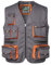 Yukirtiq Uomo Gilet Multitasche da Lavoro Giacca da Lavoro senza Maniche Adulto Giubbotto Smanicato da Lavoro Bicolore Gilet da Lavoro Abbigliamento da Lavoro, Grigio, XL