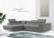 MKS MEBLE Ecksofa Grau Wohnzimmer - Wohnlandschaft - Schlafsofa mit Bettkasten - Ecksofa mit Schlaffunktion - Wohnzimmer L Couch - Polstersofa mit Bettkasten - Gustaw - Grau - Links