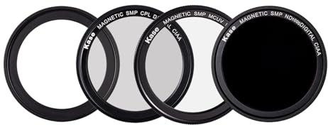 Kase Wolverine Magnetfilter-Set UV/CPL/ND1000 für kompakte Digitalkamera, kompatibel mit Sony RX100
