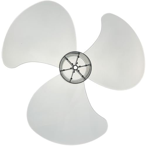 Zerodeko Kunststoff-Lüfterflügel-Ersatzblätter 14-Zoll-Universal-Lüfterflügel Mit Mutternabdeckungen 3 Blätter Für Tisch-Bodenventilator-Reparaturteile Standventilator-Zubehör