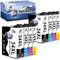 DOUBLE D 34XL Druckerpatronen für Epson 34XL Ersatz für Epson WF 3720 Druckerpatronen kompatibel mit Epson Workforce Pro WF-3725 WF-3720DWF WF-3725DWF (8er Pack)
