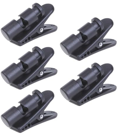 BHFYOB Rotatable Earphone Cable Wire Collar Clip Headphones Wire Clamps Keep Headphones Tidy and Untangleds 2pc/5pc/10pc