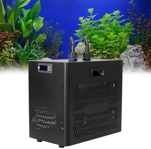 GESAIDES Refroidisseur D'aquarium, Refroidisseur d'eau Silencieux, Refroidisseur d'eau pour Plongée à Froid,Machine de Refroidissement d'eau pour Aquarium,pour Culture Méduses Plantes Aquatiques,60L