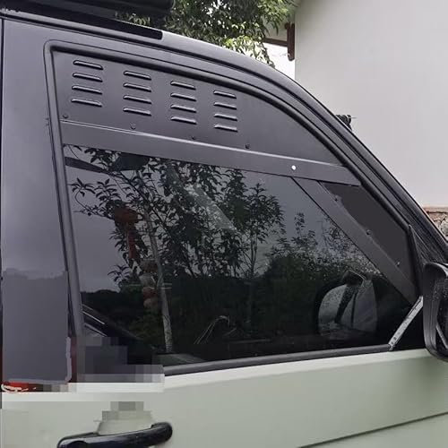 BKICKI Rejilla de ventilación de la ventana de la cabina del conductor compatible con VW T6 (par)