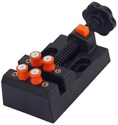HOMSFOU Mini Schraubstock Tischklemme Verstellbar Für Werkbank Diy Schmuck Gravur Fixierung Mini Bohrmaschinen Backen Schraubstock Hobby Werkzeug Tischhalter