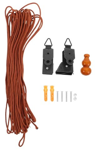 CAXUSD Embrasses De Rideaux Boucles De Rideaux pour Stores Enrouleurs Corde De Réparation Accessoires pour Stores Enrouleurs Outils pour Fenêtres