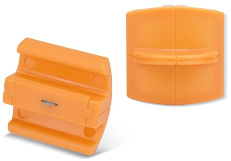 157400-1001 TripleTrack Klinge für Fiskars SureCut & Präzisions-Papierschneider, Papierschneide-Stil I Titan-Klingen Ersatz für Fiskars tragbare Bastelpapierschneider, 2 Stück
