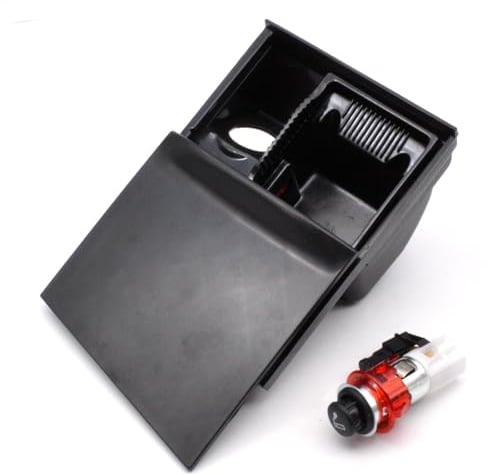 HAOTOM Frontkonsole Aschenbecher Baugruppe Mit Zigarettenanzünder für VW Bora 1J2 1J6 1998-2005 Golf 4 IV MK4 1J1 1J5 1999-2006 1J0857961