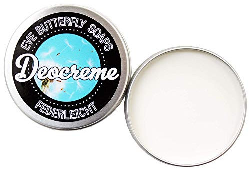 Deocreme Federleicht - Regular Size 50 g | aluminiumfrei, pudrig-cremige Note, vegan