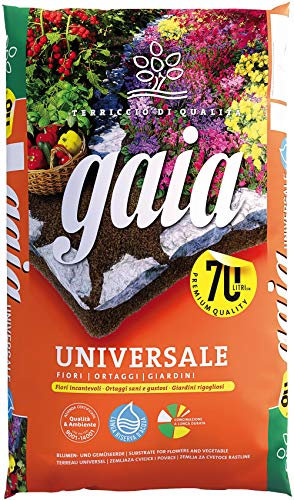 Gaia Terriccio Terra substrato Universale, Fiori, ortaggi, Giardini | Terriccio Universale 70 L | Fiori incantevoli, Ortaggi sani e gustosi, Giardini rigogliosi