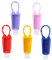 Bouteilles de Voyage Portable, outeilles en Plastique Vides Étanches avec Porte-clés en Silicone Contenants pour shampooing, après-shampooing, lotion, produits cosmétiques (30 ml)