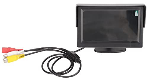 LCD Display Rückfahrkamera Monitor, Wasserdichter Auto Monitor 16:9 Einstellbar für SUV