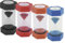 TimeTex Mega-Sanduhren-Set 4-TLG. - 16 cm hoch - 4 Sanduhren mit den Laufzeiten 3 + 5 + 10 + 15 Minuten - 61986