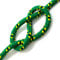 Green & Yellow Polypropylene Rope, Solid Braided Poly Rope Cord Twine for Boat Yacht Dock Line Camping Washing Line (10 mm x 1 metre / 3.2 ft)