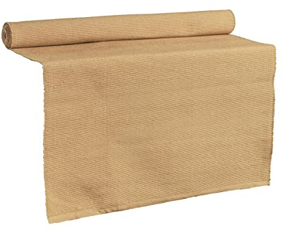 Nicola Spring Cotton Fabric Placemat - Beige - Pack of 1-45 x 34.5cm - Heat Resistant Washable Dinner Mats Kitchen Dining Table Place Mats Dinner Table Setting Linen