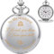 ROLTIN Mechanische Vintage-Quarz-Taschenuhr, Taschenuhr mit Gravur für den Ehemann, Vintage-Quarz-Taschenuhren mit Kette für Herren, Taschenuhr für den Ehemann