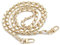 CCAIPU Taschenkette, Handtasche Kettenriemen Damen Taschenkette Gold Metall Verstellbar Kette Trageriemen Trageriemen Umhängetasche Ersatz Handtasche Ketten (Gold/Weiß-A)