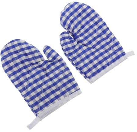 LIFKOME 4 Pcs Microwave Gloves Baking Mitts Kids Oven Mitts Kids Kitchen Mittens Oven Mittens Fireplace Gloves Christmas Toys Kitchen Oven Gloves Pupils Heating Cooking Utensils Polyester