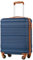 COOLIFE Handgepäck Koffer 55x40x20cm, Trolley Handgepäck passend für Easyjet, Reisekoffer ABS Hartschale kabinenkoffer mit 4 sanften Rollen und praktischem TSA Schloss