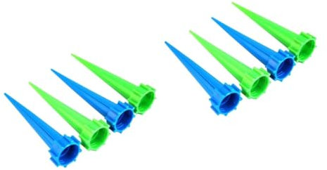 INOOMP 20 Piezas riego de cono de jardín jarrones de madera para centros de mesa aspersores water bottle garrafa planta emisor de riego dispositivo de riego de riego automático