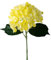 Lesunbak Künstliche Blume Hortensie, Hortensien Kunstblumen Länge 45cm, Getrocknete Hortensien, Kunstblumen Wie Echt Deko Seidenblumen, Kunstblumen Für Hochzeit Home Par Tisch Küche Büro Deko Gelb