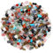 AWARDSEN 400pcs Multicolor Edelstein Perlen für Armbänder 6mm, Edelsteine Perlen Set Natürlichen Unregelmäßige Perlenarmband Selber Machen DIY Armbänder Ohrringe Schmuck Geschenke für Frauen 5-8mm