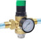 Regulador de Presion Agua, 1 Pulgadas Reductor de Presion de Agua, Manometro Presion Agua, Válvula de Alivio de Presión de Agua de Latón para Regular La Presión del Agua