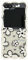 PIQIUZC Custodia protettiva per Samsung Galaxy Z Flip 6 con stampa floreale e cinturino in perline, struttura riccia kawaii, custodia protettiva per Galaxy Z Flip 6 (senza catena)