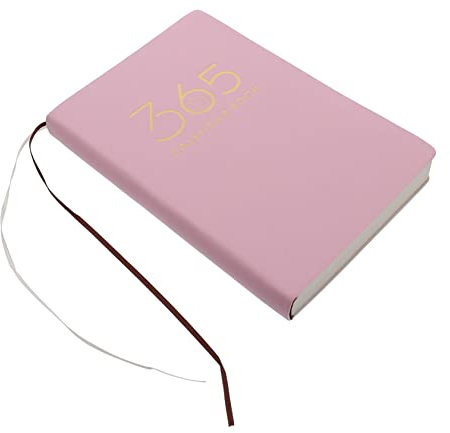 HOMSFOU Kalenderbuch Für Terminkalender Und Kalenderplaner Notizbuch Mit Lesezeichenband Tagebuch Für Tage Organisation Langlebiges Papiermaterial