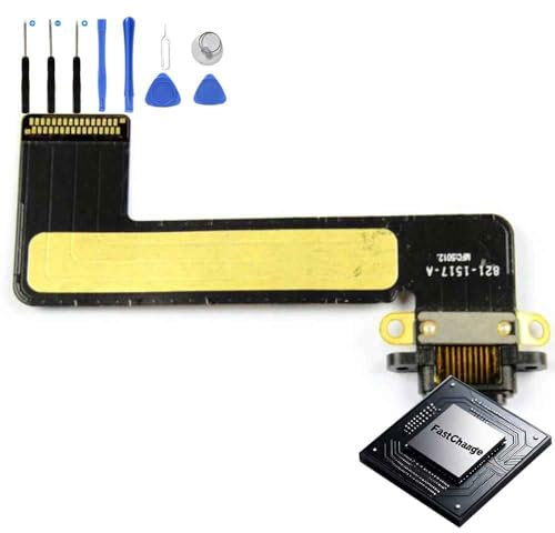 Eutoping Port de charge pour Apple iPad mini 1 A1432 A1454 Noir avec chargement rapide IC Flex Cable Assembly Replacement