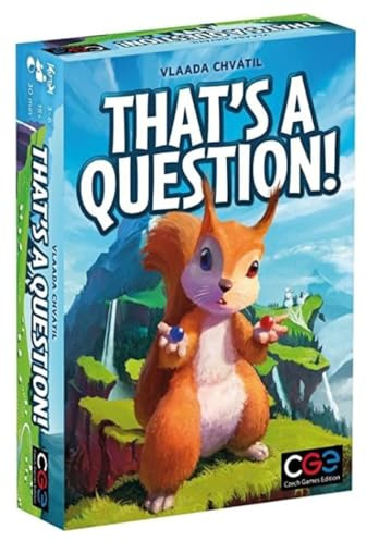 CGE That's a Question Board Game | English, 15+ Years, 3-6 Players, Party Game
