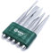 SATA ST09161SJ 5-Piece Professional Punch and Chisel Set with a Chromate Finish and Strong CR-V Steel Construction, Green