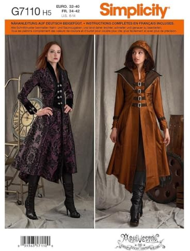 Simplicity SimplicityPattern 8769 Misses' Costume Coats, Paper, White, ONE Size